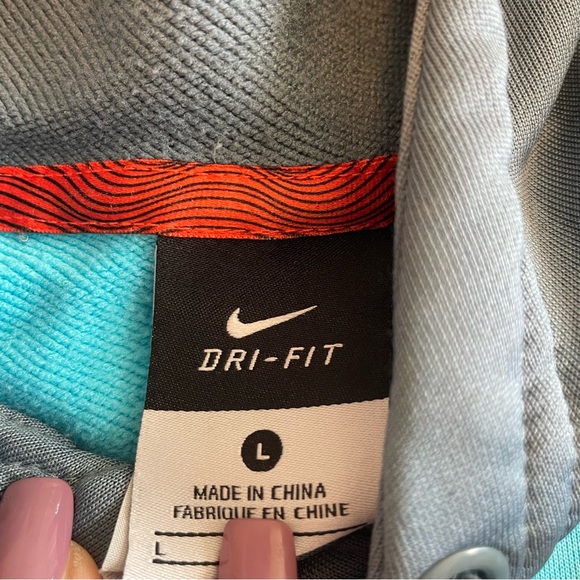 Nike Kevin Durant Blue Dri-Fit Hoodie Sweatshirt - Picture 4 of 6